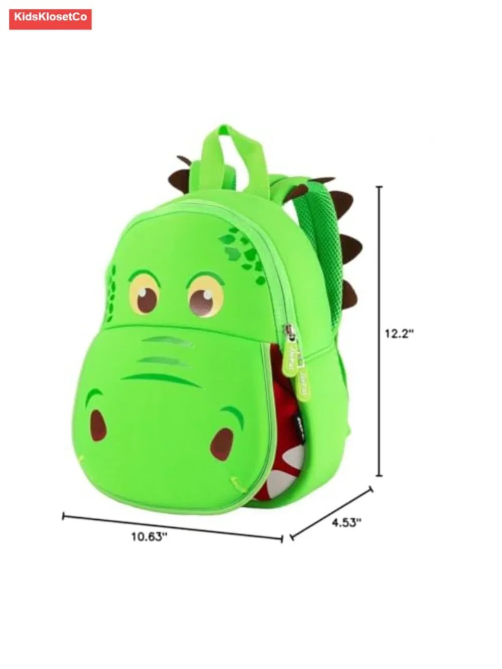 Toddler Dinosaur Backpack Waterproof Neoprene Kids Daypack for Preschool Travel